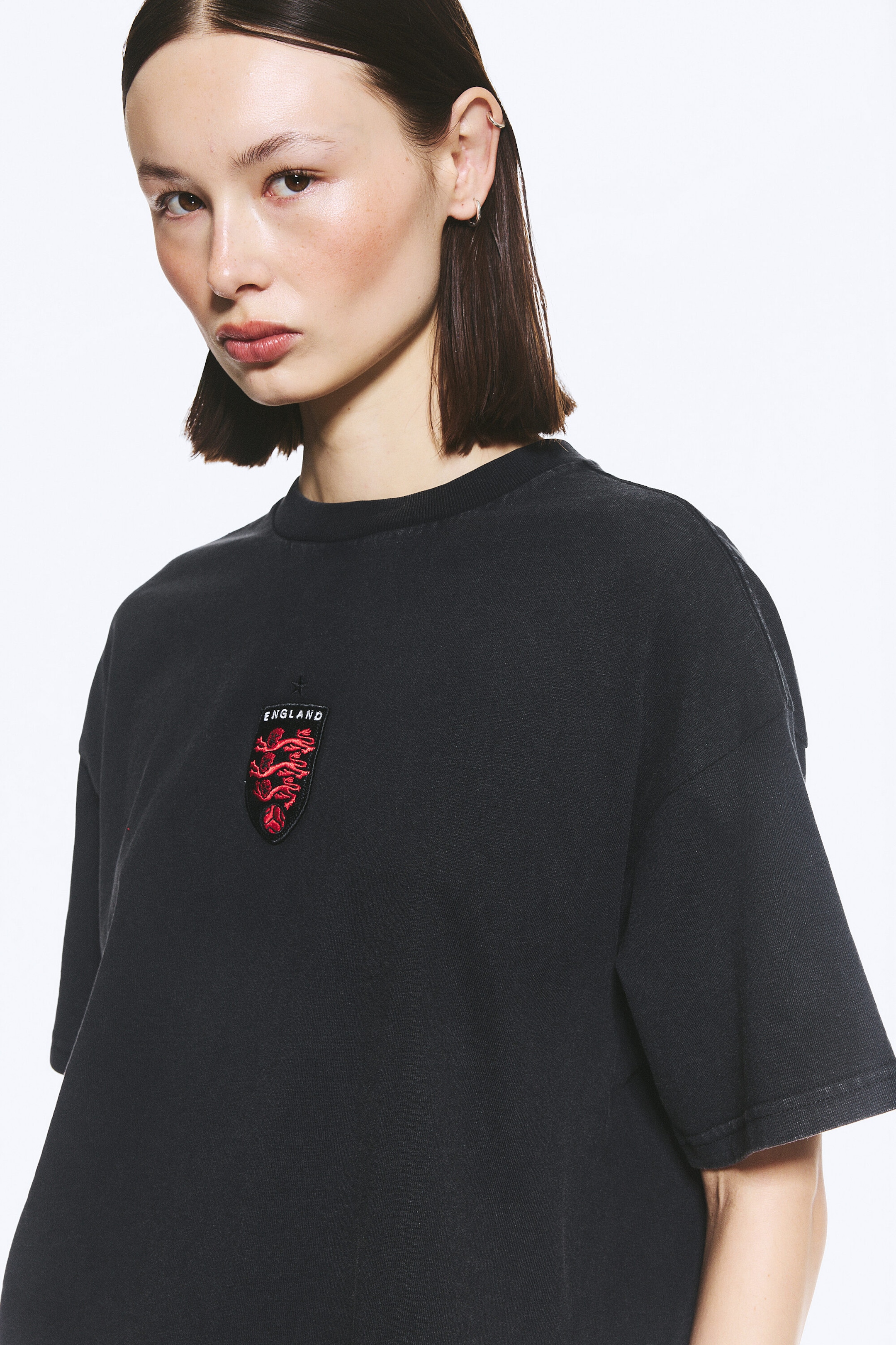 Off Black - TOFFS Loose Boxy Football T-Shirt - 2