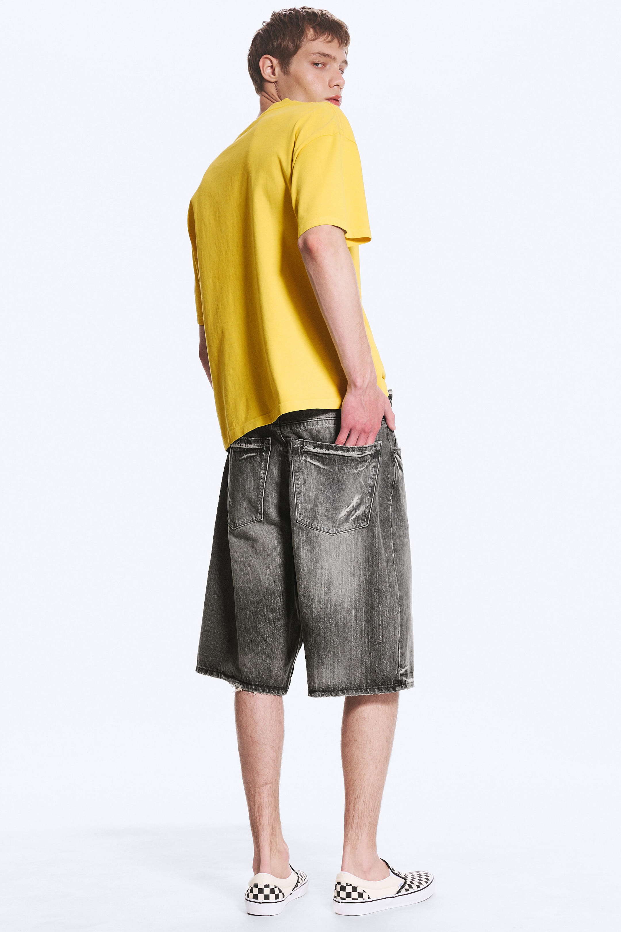 Yellow - Italy - Boxy Printed Graphic T-shirt - 2