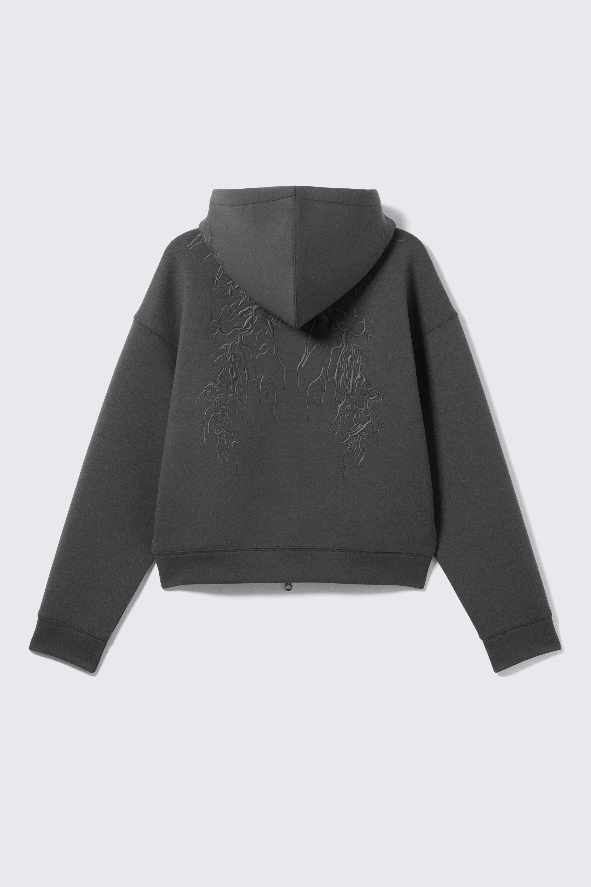 Φούτερ με φερμουάρ Simon Graphic Scuba - Σκούρο Γκρι - Κεντημένο