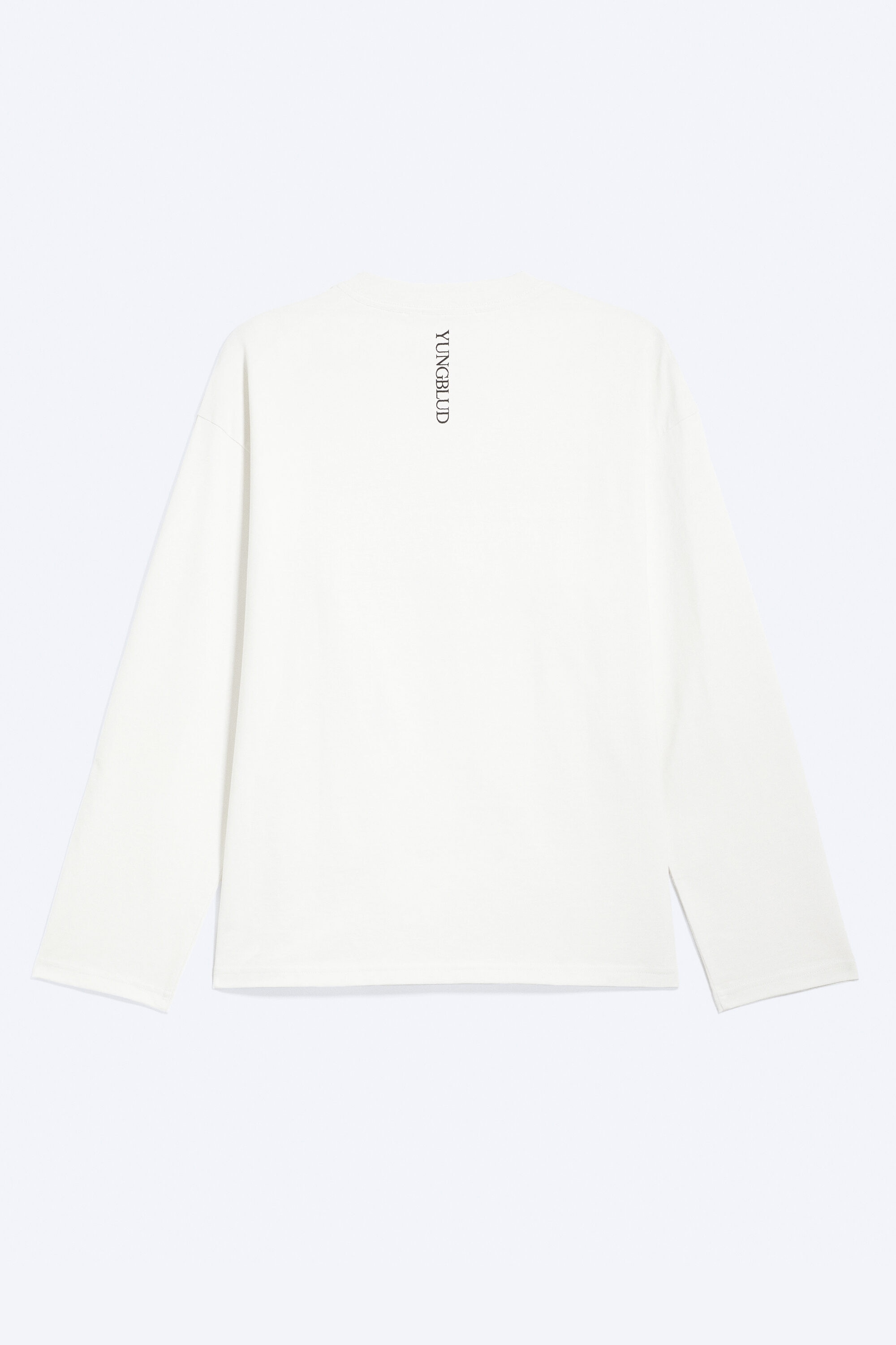 yungblud boxy printed long-sleeved tee - Off-white | Weekday WW