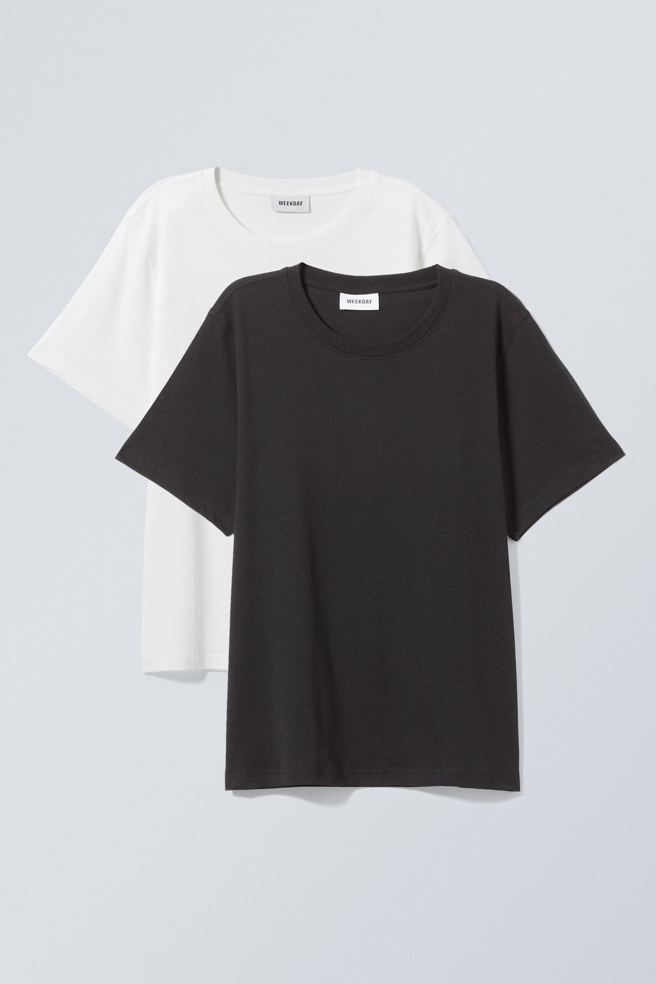 Black White - 2-pack Essence Standard T-Shirt - 0