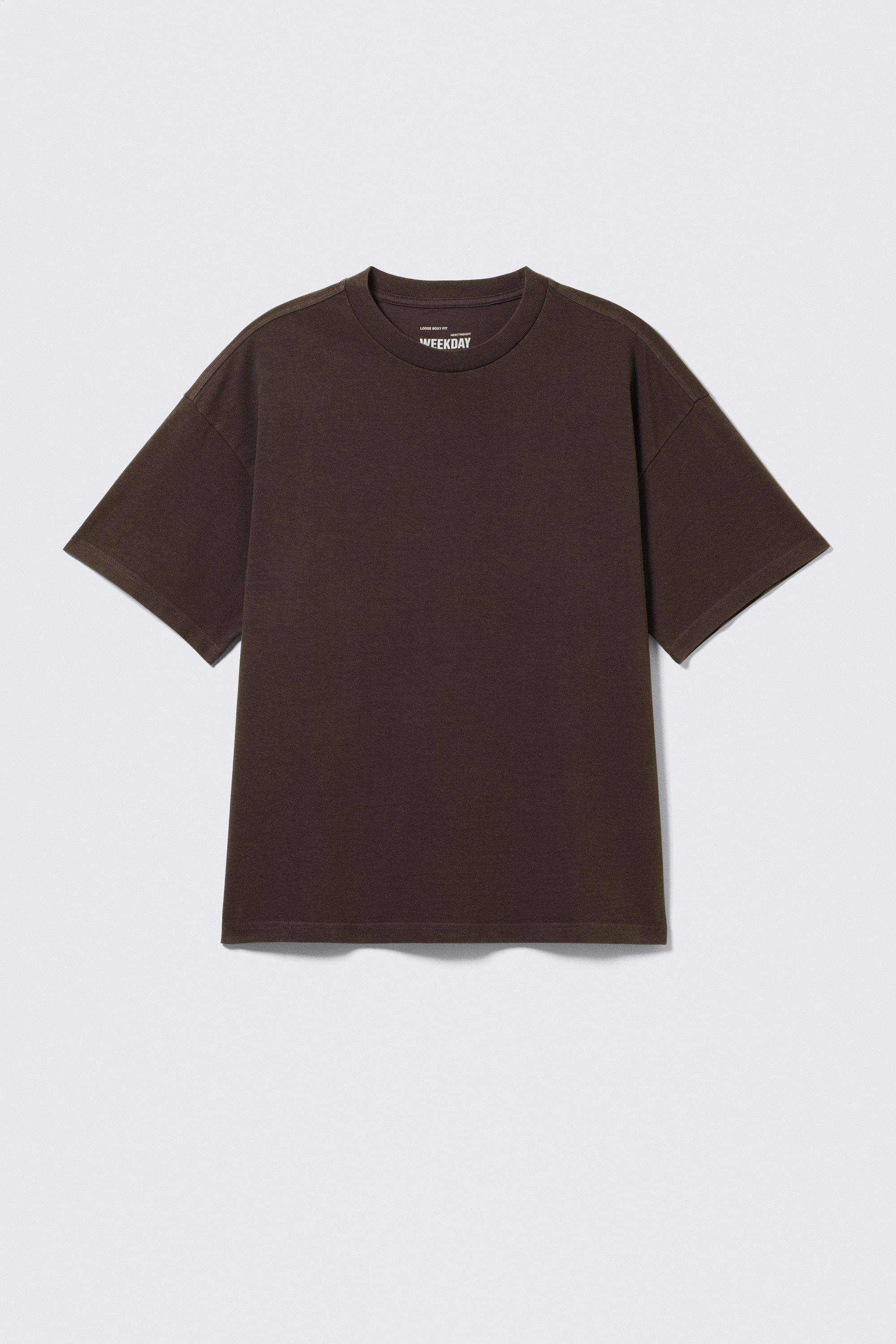 T-SHIRT MIT ENTSPANNTER PASSFORM - Dunkelbraun/Weiß - Marineblau gestreift/Helles, staubiges Khakigrün/Gewaschenes Dunkelbraun/Schwarz/Weiß/Staubiges Mittelblau/Helles Khakigrün/Gewaschenes Blau/Weiß - Khaki gestreift/Gewaschenes Dunkelgrün/Pink/Weiß & dunkelbraun gestreift/Khaki