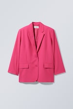 Pink - Erin Oversized Blazer - 0
