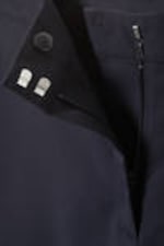 Dark Blue - Low Rise Straight Leg Suiting Trousers - 1