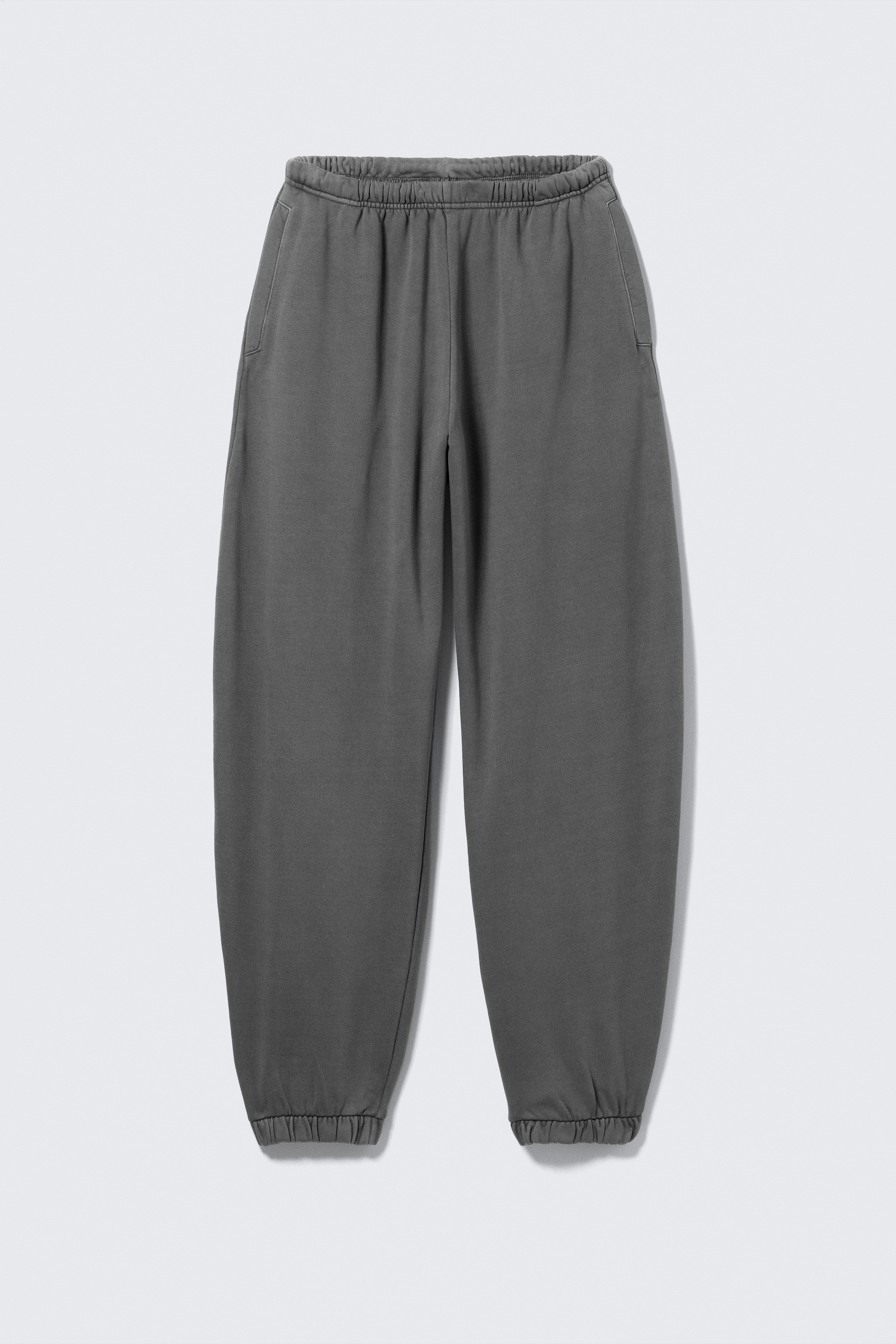 Pantaloni della tuta Loose Heavyweight - Nero lavato/Grigio mélange