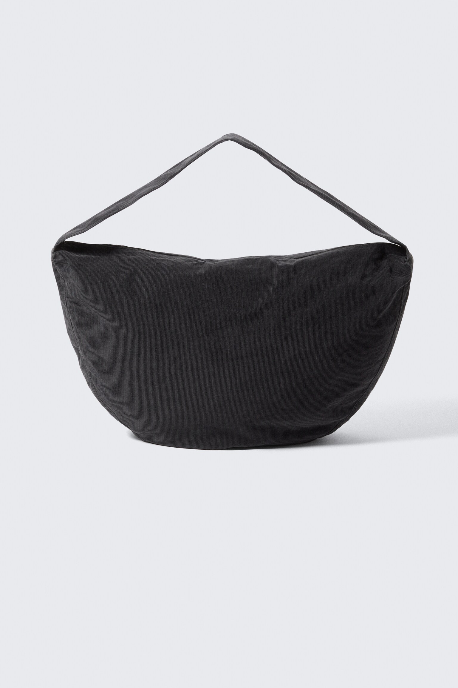 Bolsa de tiracolo em bombazina Samir - Preto