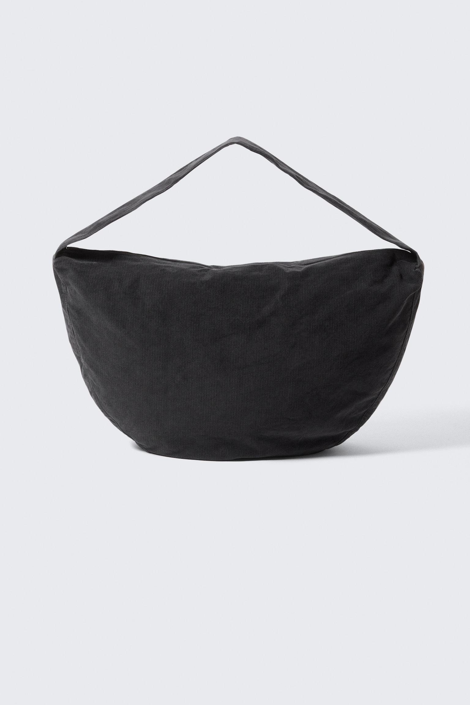 Samir Corduroy Crossbody Bag - Black