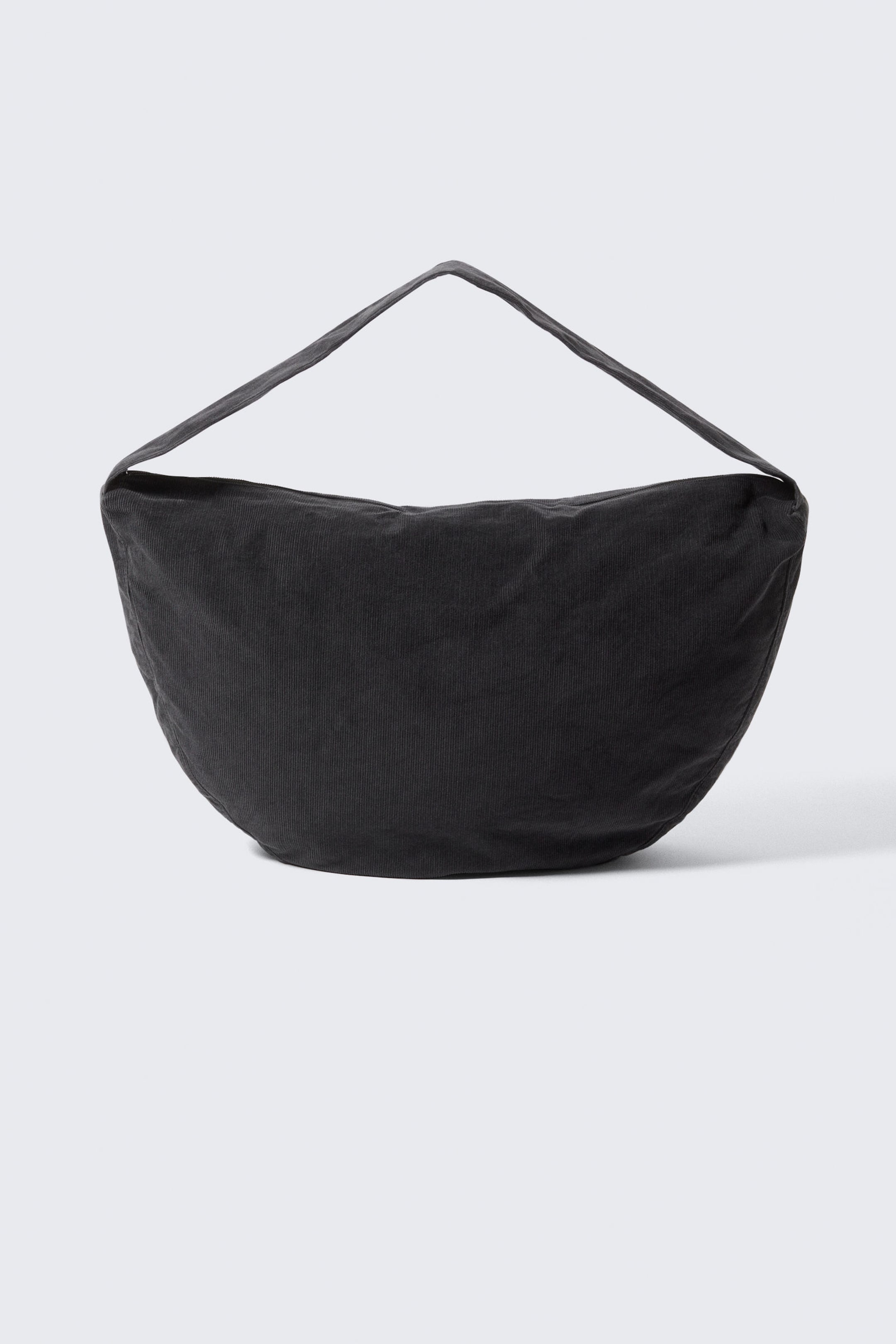 Zwart - Samir corduroy crossbodytas - 2