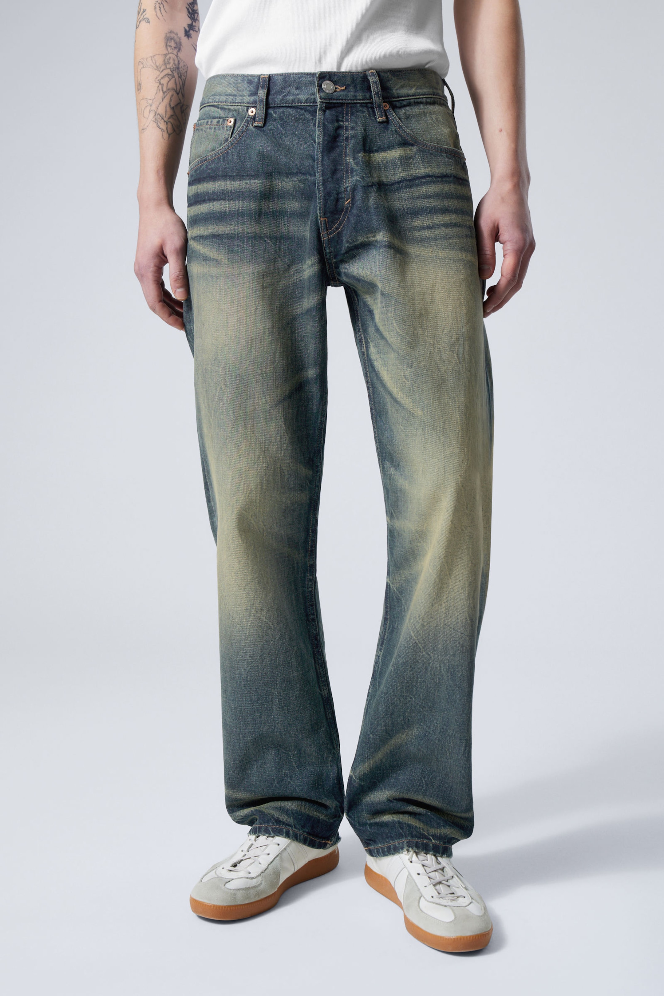 #79829D - Orbit Mid Rise Regular Straight Leg Jeans - 2
