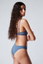 Dusty Blue - Scoop Bikini Bottoms - 2