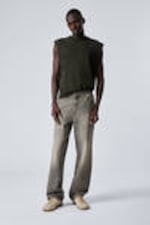 Canyon Grey - Medium Grey - Galaxy Loose Straight Leg Jeans - 9