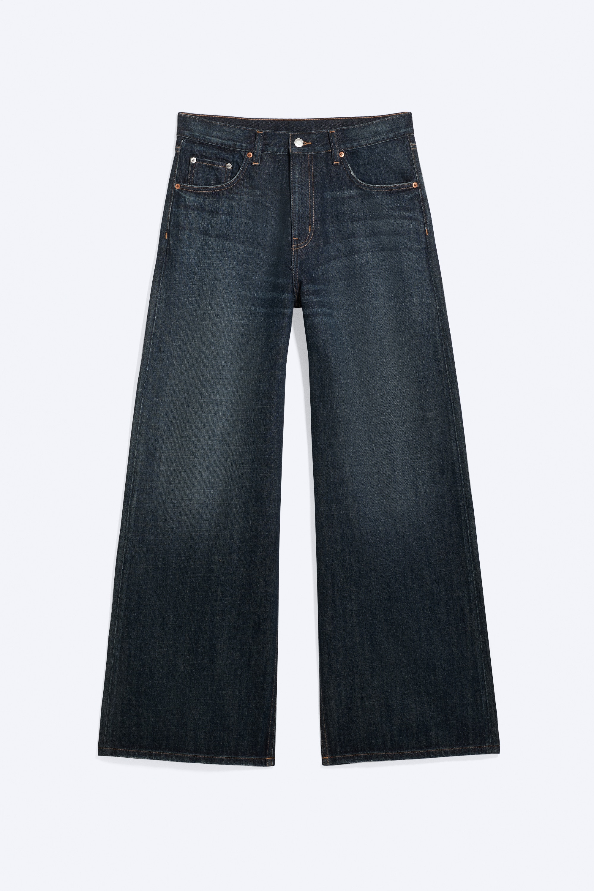 Jeans Solar loose e wide leg a vita regular unisex - Blu profondo - Blu scuro/Lavaggio blu – Blu scuro/Nero/Blu marino - Blu medio/Blue Horses - blu medio