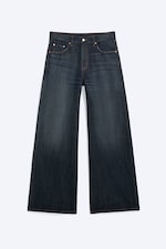 Deep Ocean Blue - Dunkelblau - Solar Regular Waist Loose Wide Unisex Jeans - 7