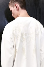 White - Lucky Skeleton - Oversized Longsleeve mit Grafikprint - 3