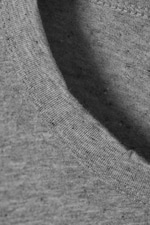 Grijs gemêleerd - Slim fit T-shirt - 1