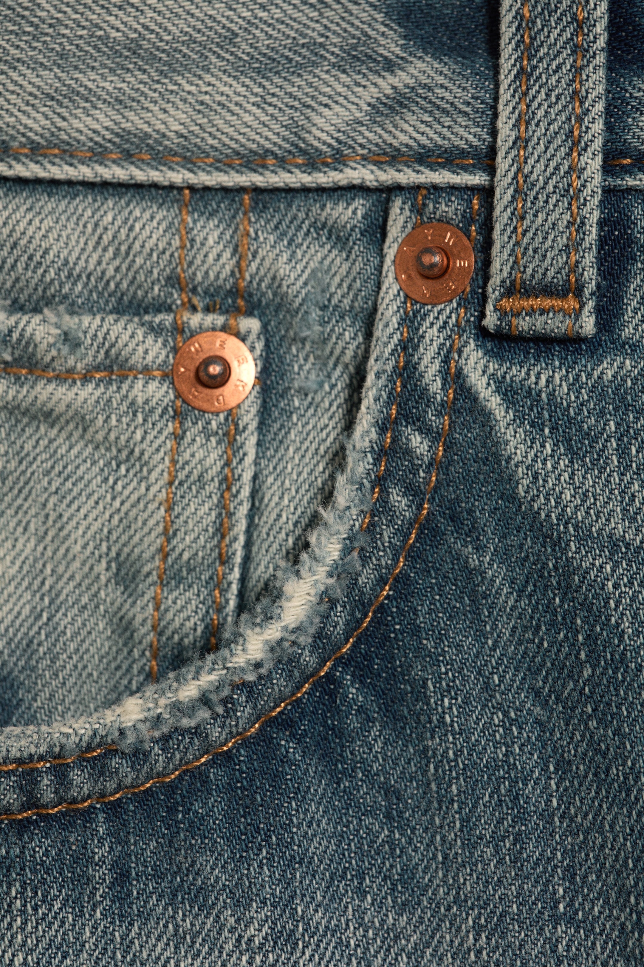 Chill Blue - Mellanblå - Sky Low Waist Regular Bootcut Jeans - 6