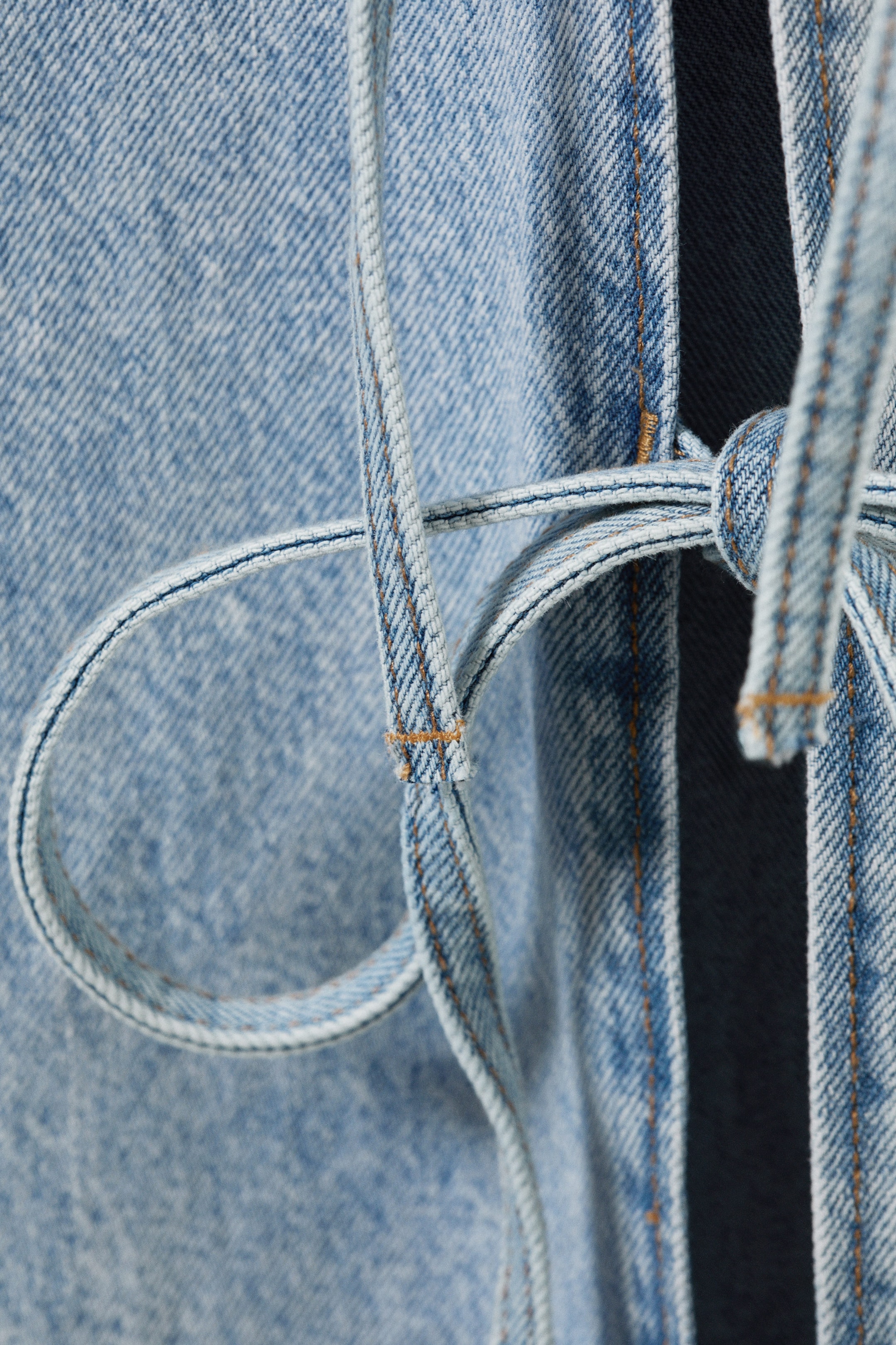 Mid Blue - Bleu moyen - Jean large taille basse Imoo - 5