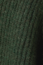 Dark Green - Bea Zip Cardigan - 1