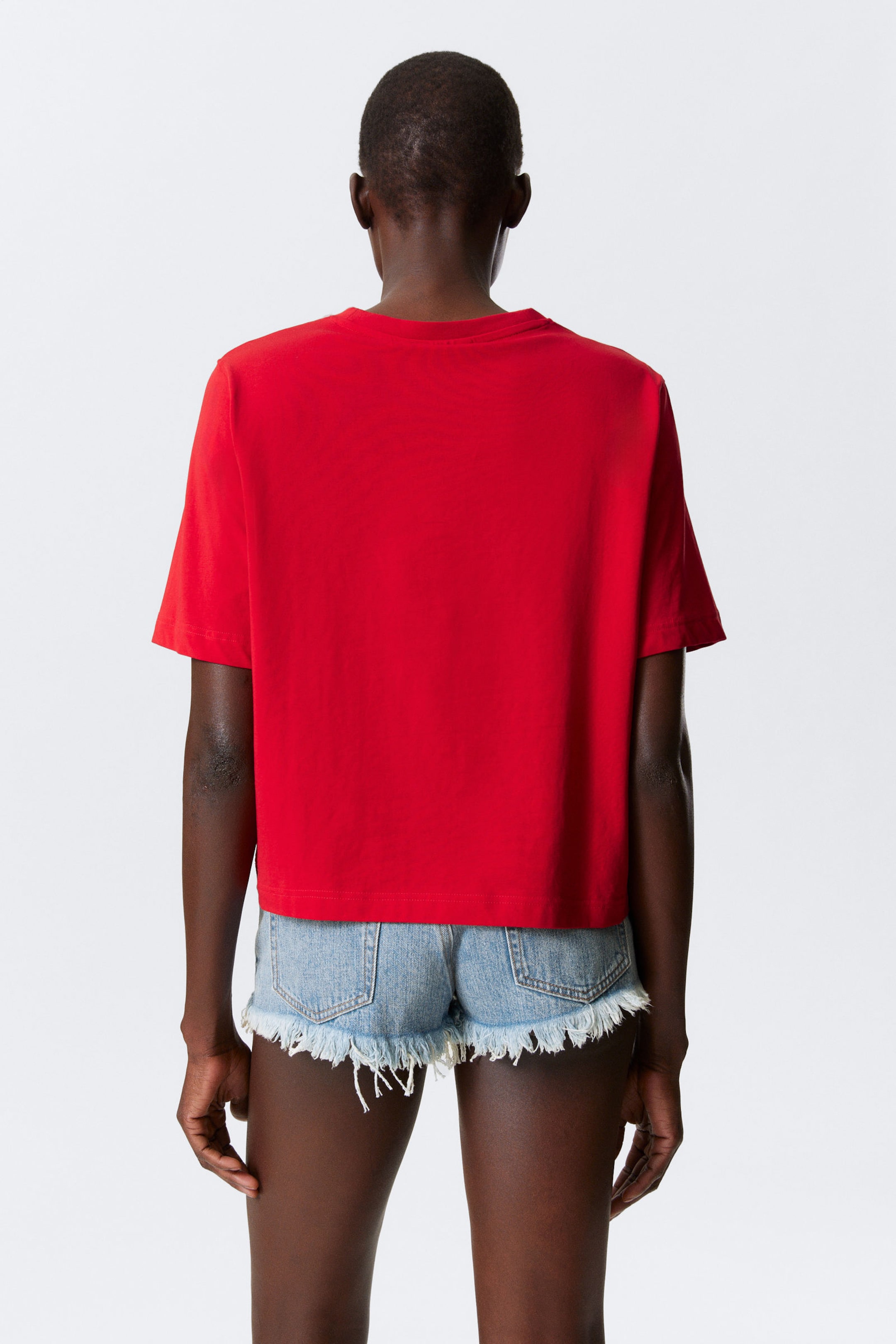 Bright Red - Perfect Boxy T-shirt - 2