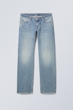 Seventeen Blue - Medium Blue - Arrow Low Rise Regular Straight Jeans - 0