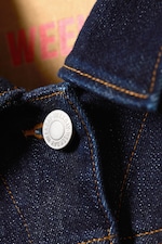 Blue Rinse - Dark Blue - Fitted Denim Jacket - 6