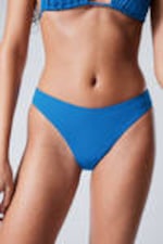 Bright Blue - Scoop Bikini Bottoms - 1