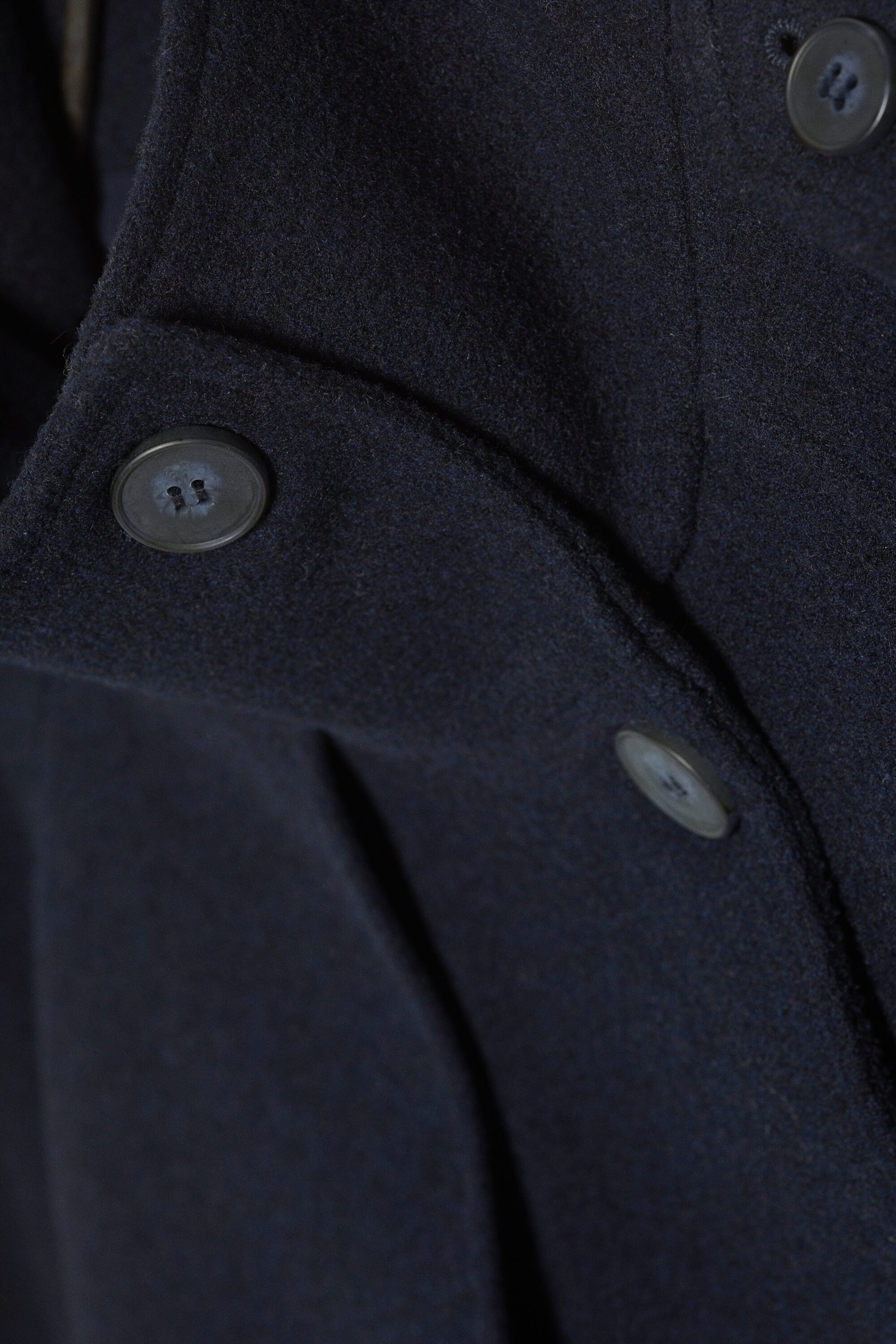 Dark Blue - Funnel neck jacket - 6