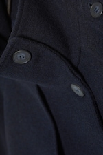 Dark Blue - Funnel neck jacket - 6
