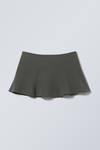 ミストレアス　Hem Race Mini Skirt 【Dark gray】 mini skirt - Dark Grey | Weekday GB