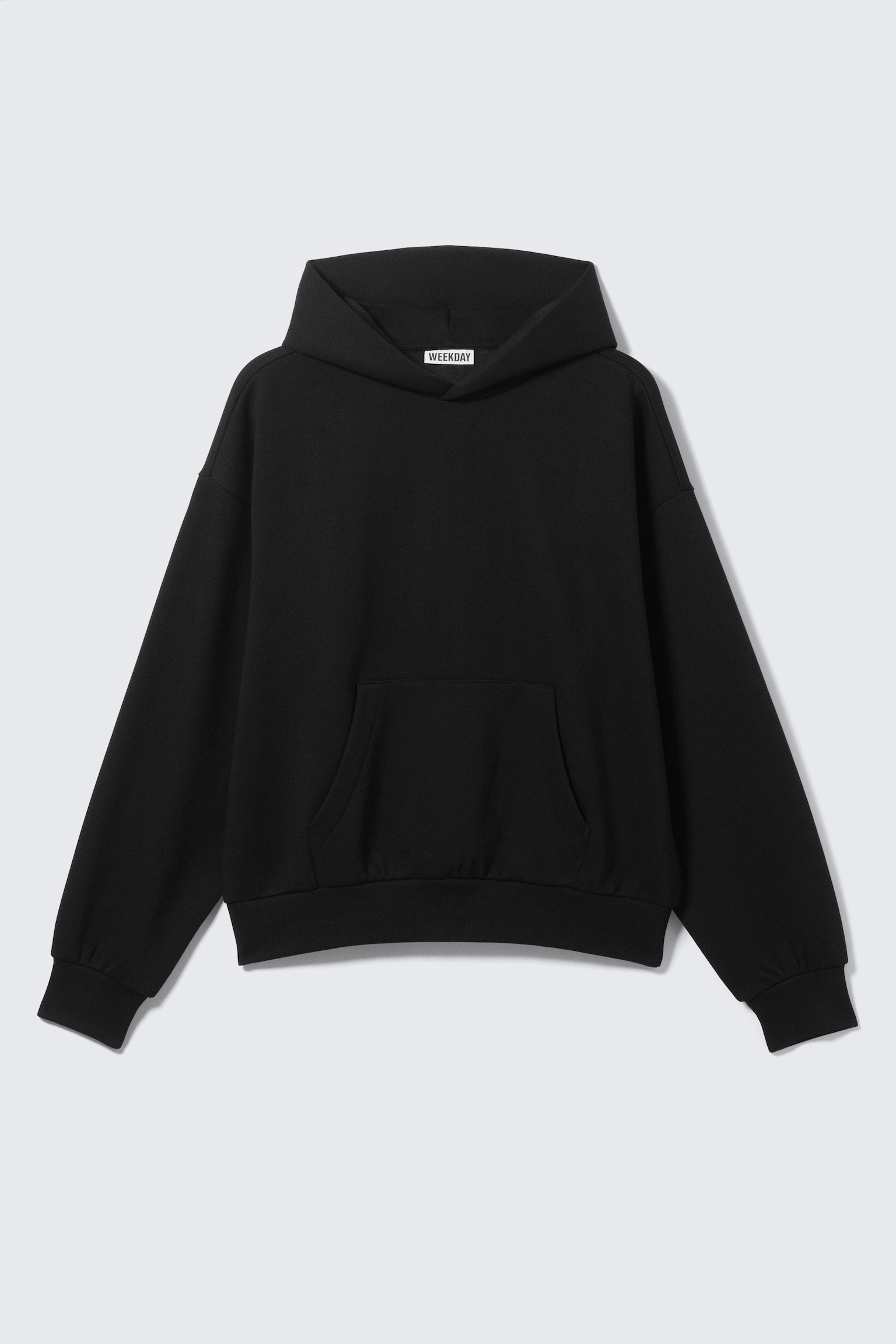 Loose Fit Hoodie - Zwart/Grijs gemêleerd - 2