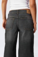 Ash Black - Ample Low Loose Denim Shorts - 3