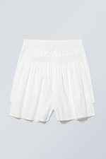 Weiß - Boxershorts 2er-Pack - 0