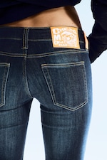 Star Blue - Dark Blue - Booty Bei Low Rise Skinny Bootcut Jeans - 3