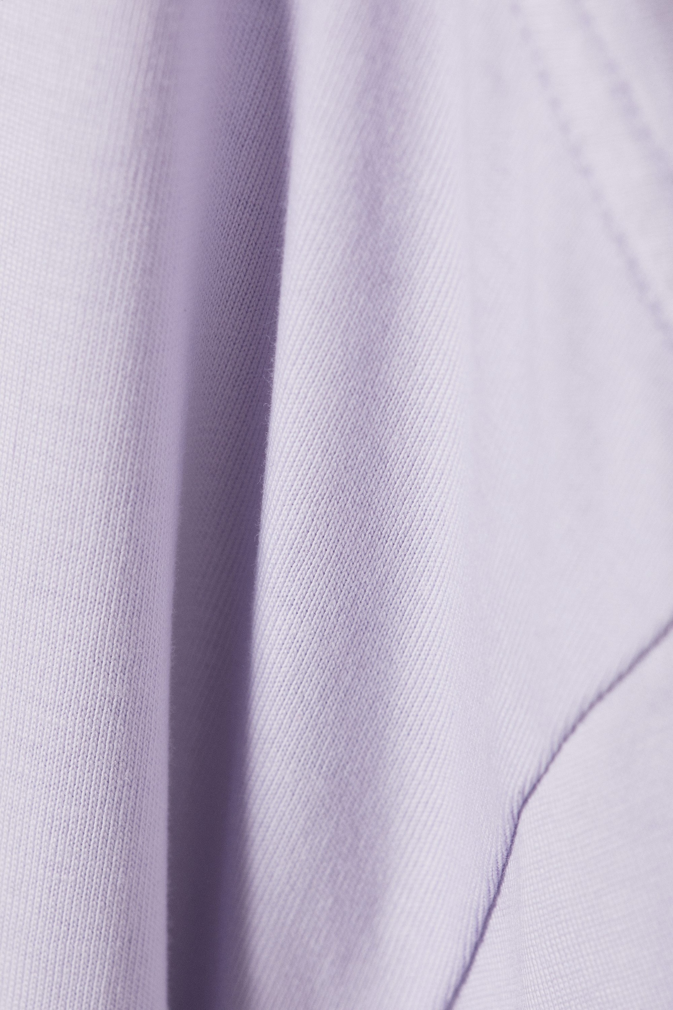 Pastell/Lila - Schweres Oversized-T-Shirt - 1
