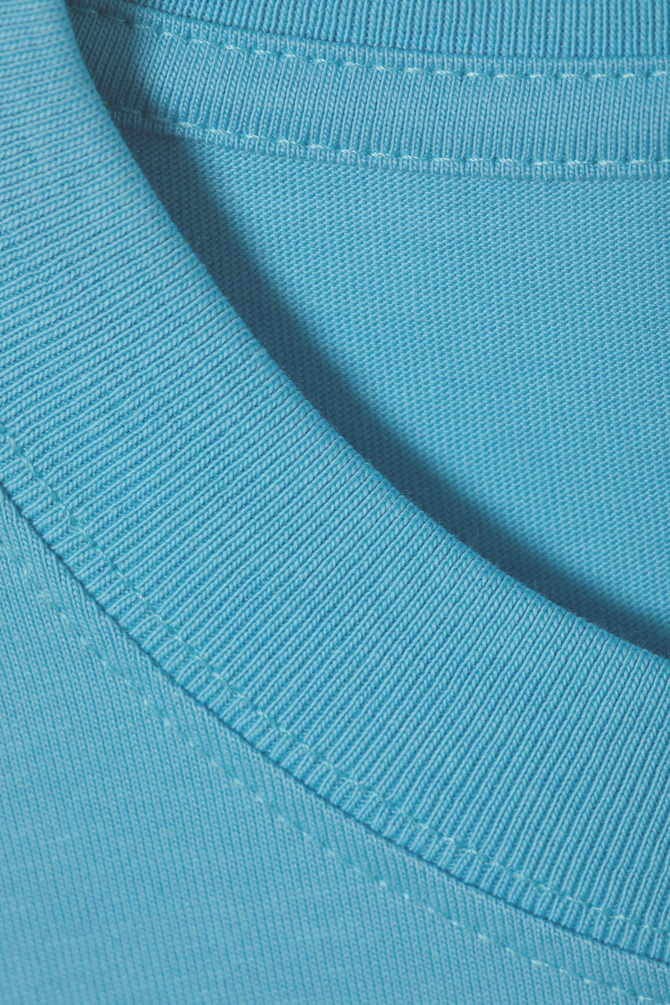 Light Blue - Oversized Heavyweight T-shirt - 1