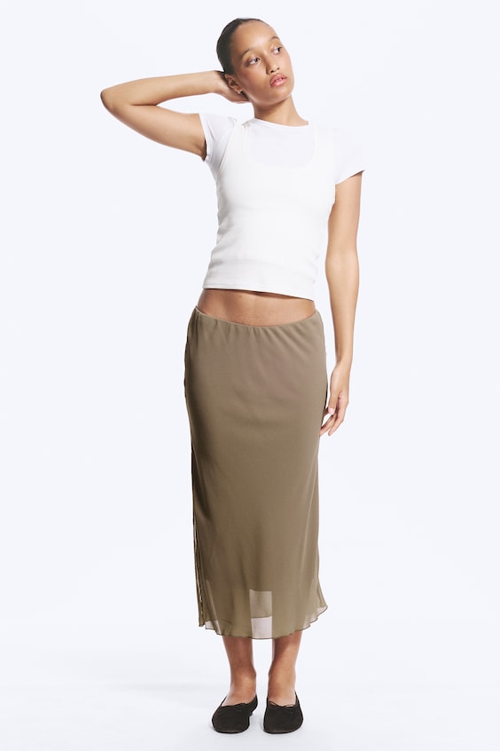 Spódnica midi Low Rise