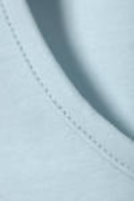 Light Blue - Fitted Cotton Tank Top - 1