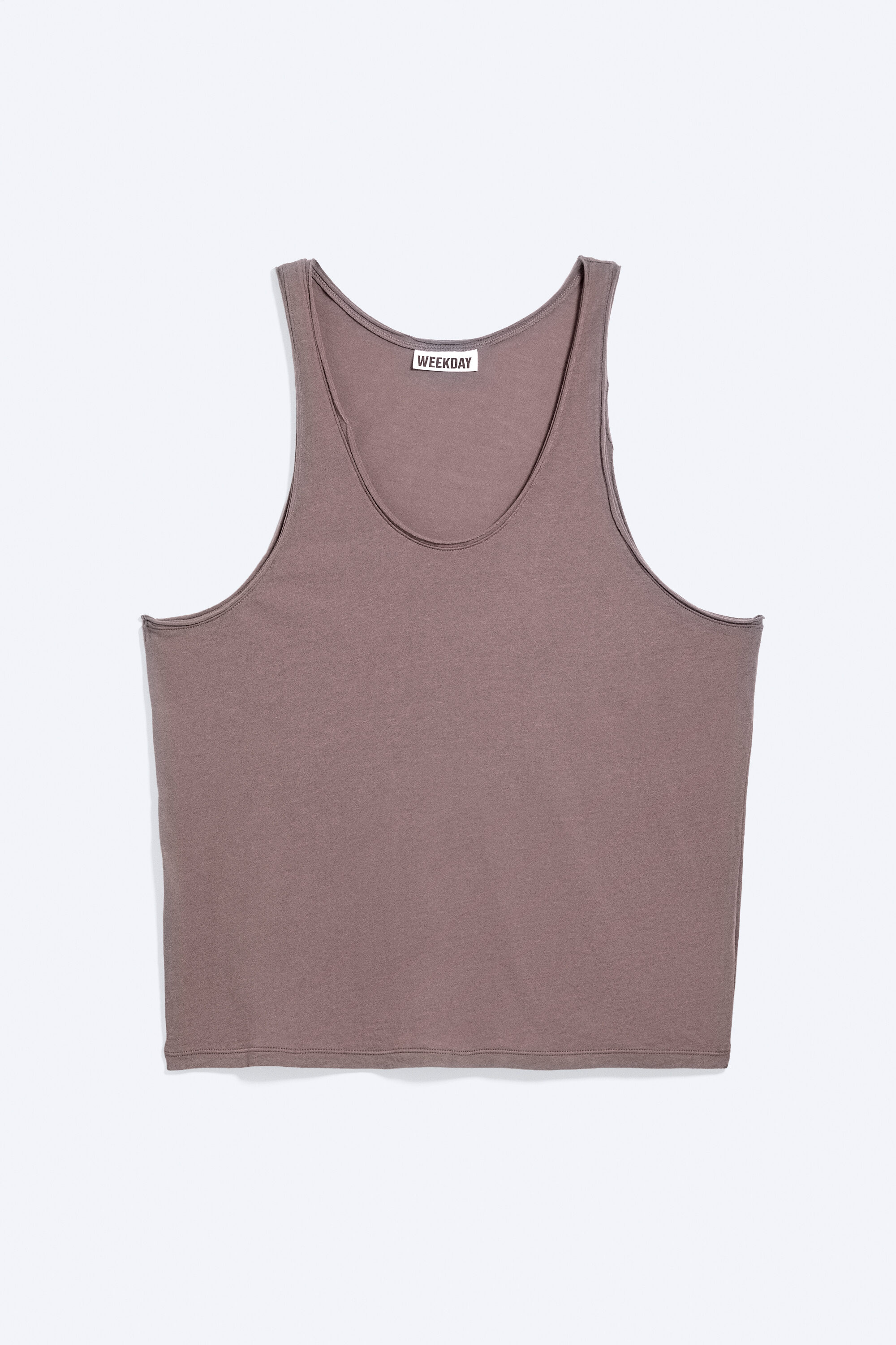 relaxed sheer tank top - Dusty Lilac | Weekday WW