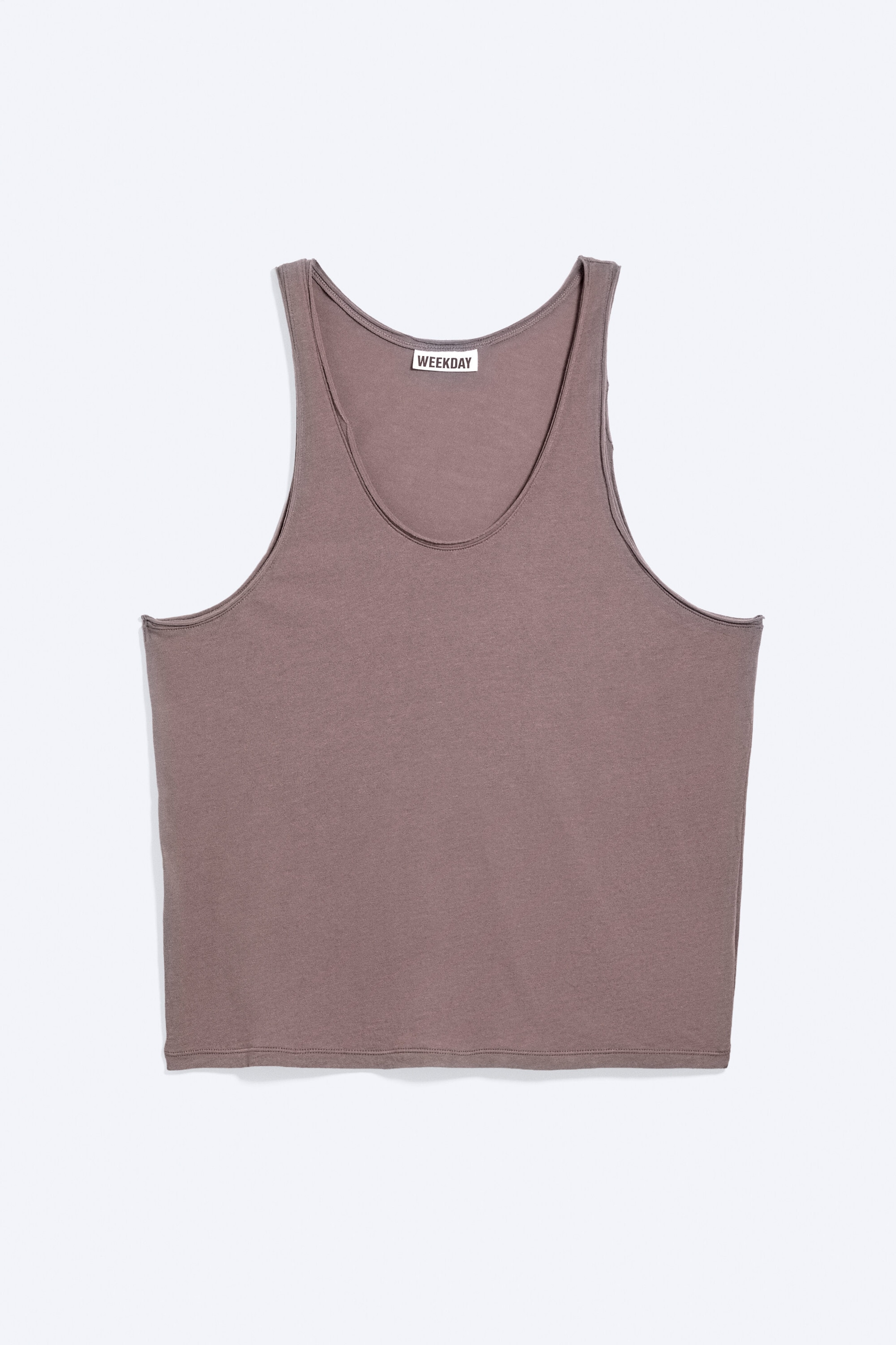 Støvet syrin - Avslappet Gjennomsiktig Tanktopp - 4