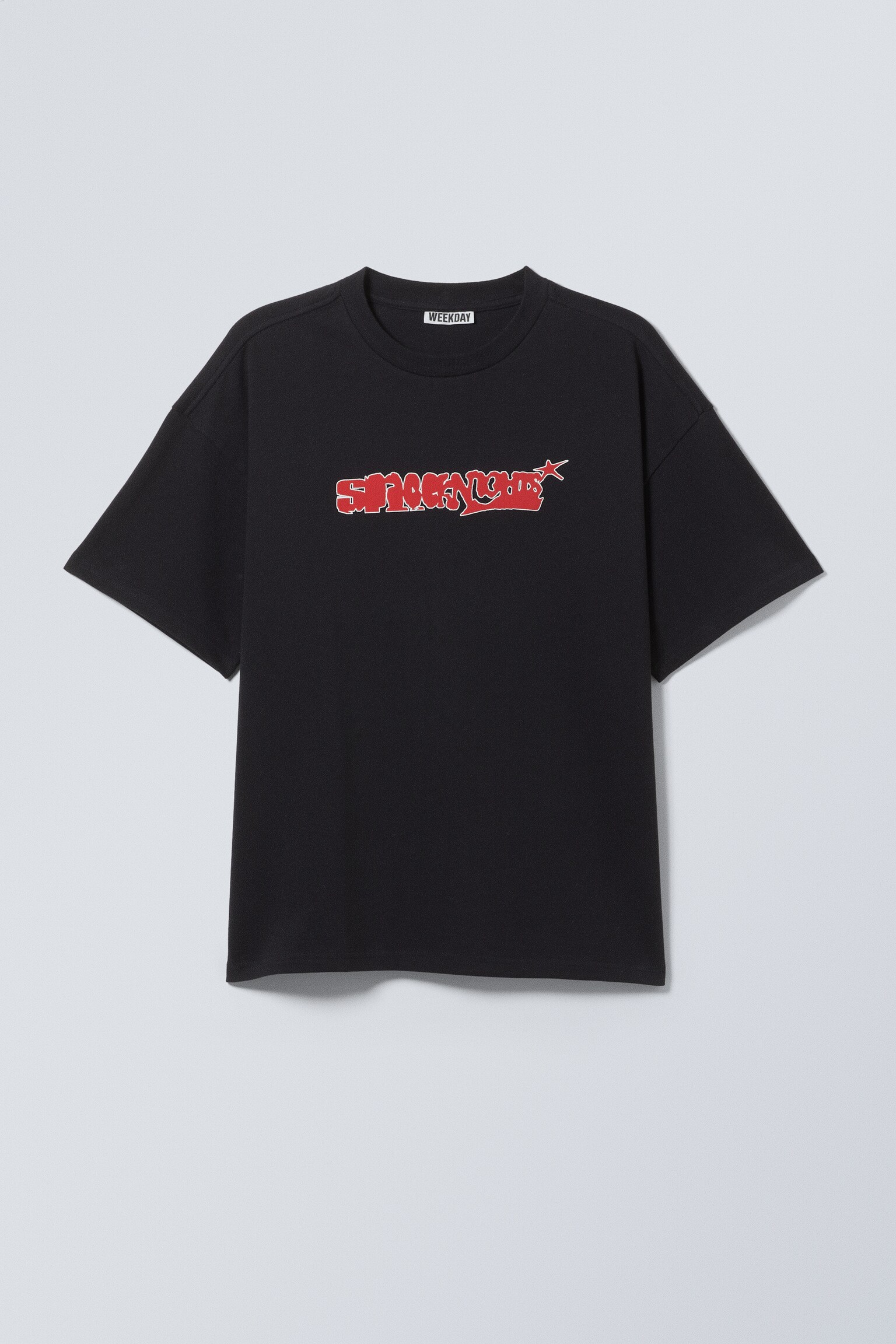 Bedrucktes kastiges T-Shirt - Washed Schwarz - Space Knights/Schwarz - "Mitternacht"/Schwarz - "Restart"/Helles Blau - Four Man Gang/Dunkelrot/Verwaschenes Schwarz - Mizzion/Weiß - Smilish/Dunkellila - "Hello Man"/Dunkelgrau – Sportlogo/Hellrosa - Fußball-Maskottchen/Dunkelbraun - Sportlogos