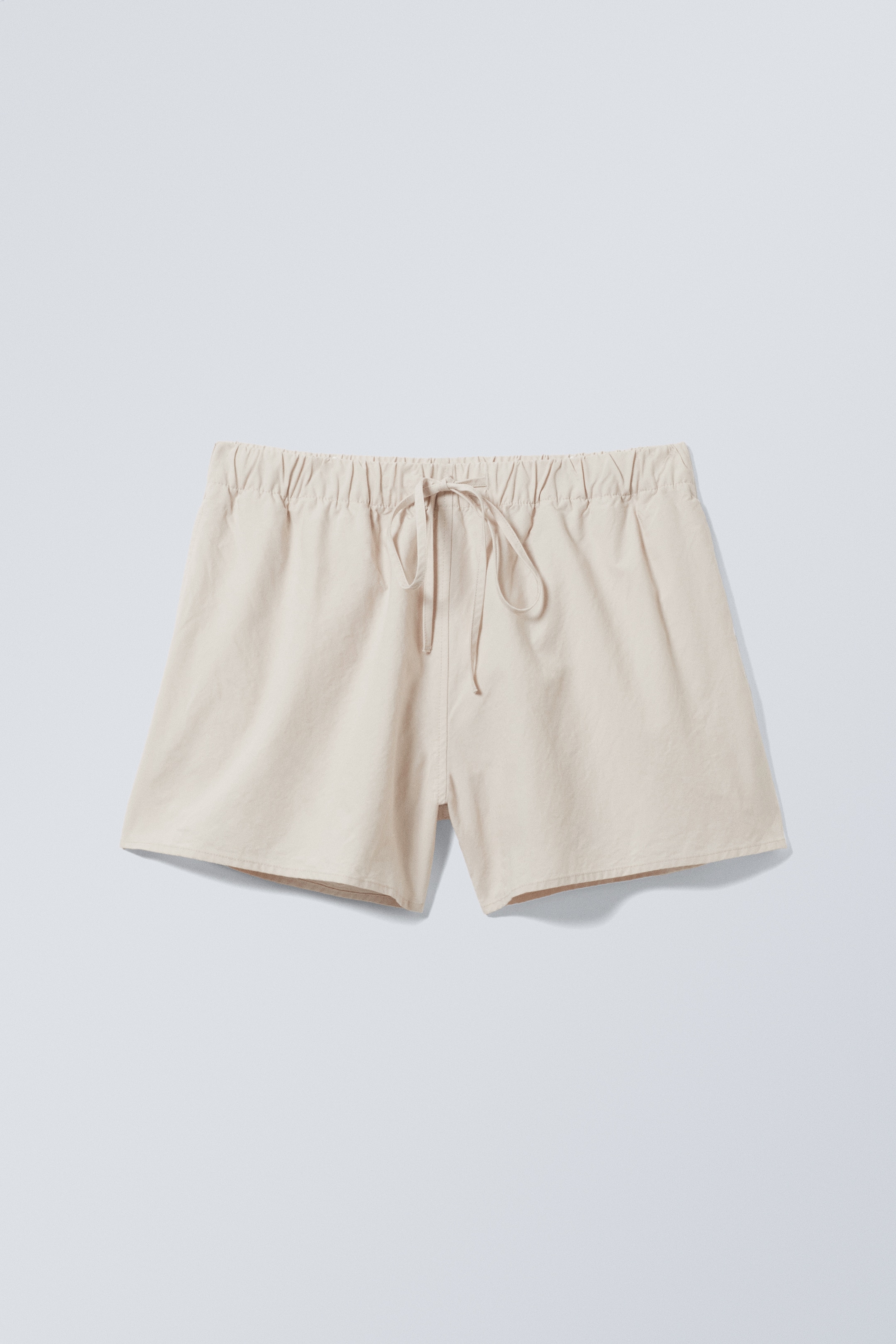 Grotere afbeelding bekijken: Wijde pull-on short met wassing - Lichtbeige - DAMES | H&M NL 5