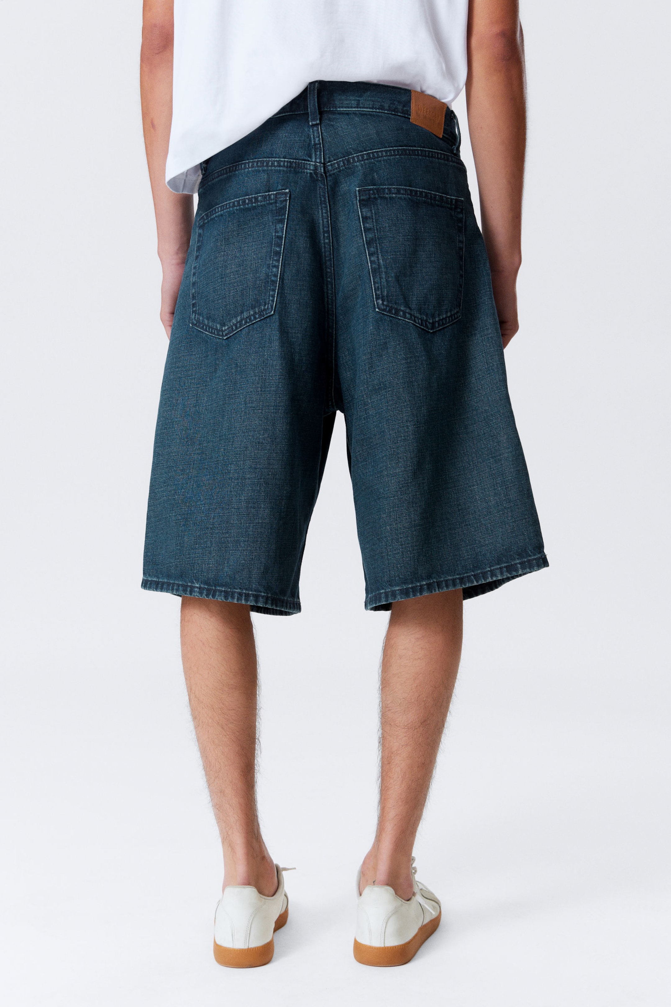 Sapphire Blue - Astro Denim Loose Baggy Shorts - 6