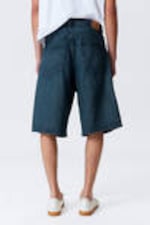 Sapphire Blue - Astro Denim Loose Baggy Shorts - 6