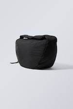 Schwarz - Samir – Große gepolsterte Umhängetasche - 2