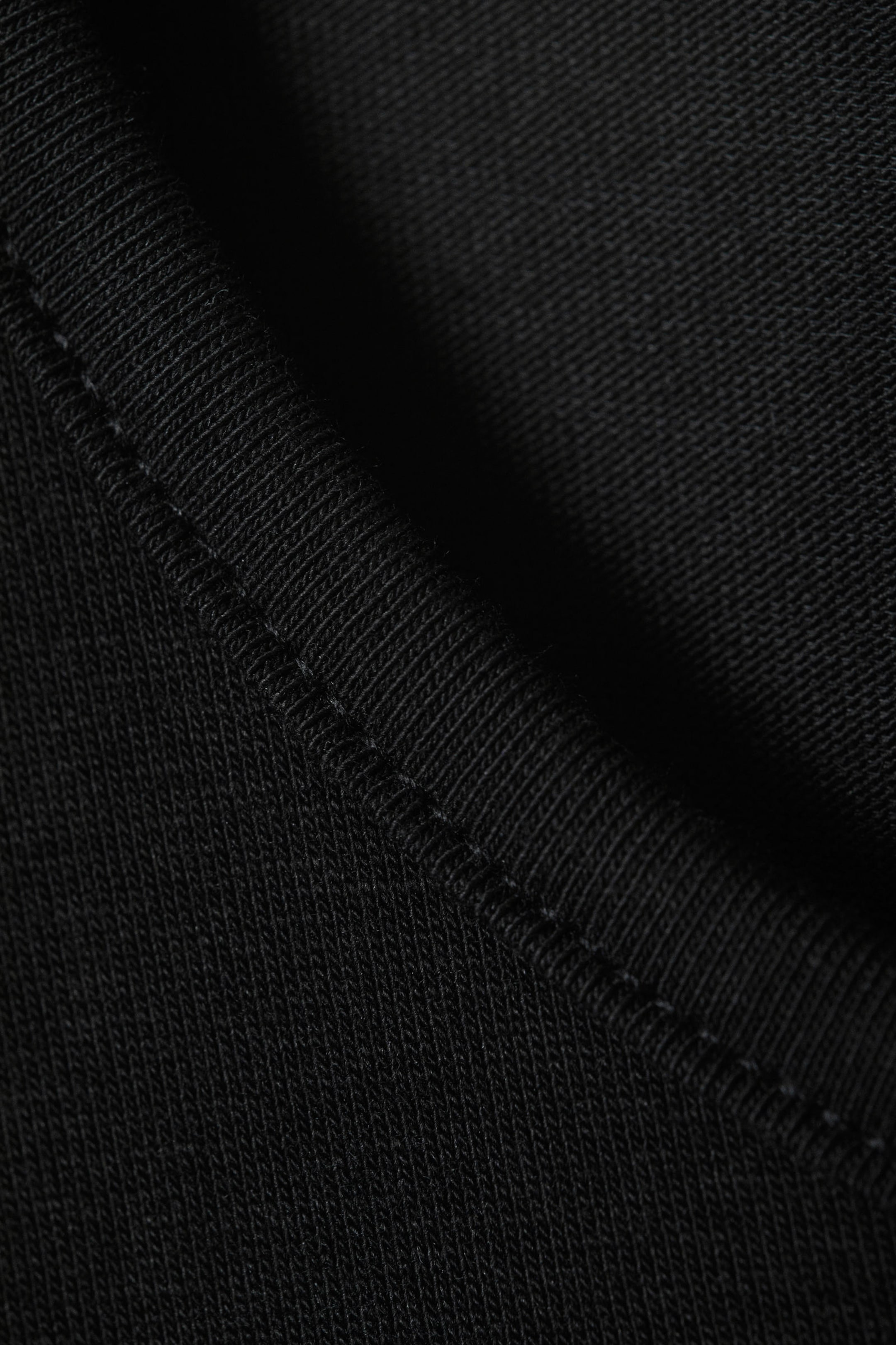 Schwarz - Langärmliges Maxikleid - 2