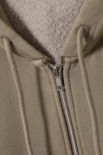 Dusty Mole - Boxy Heavyweight Zip Hoodie - 1