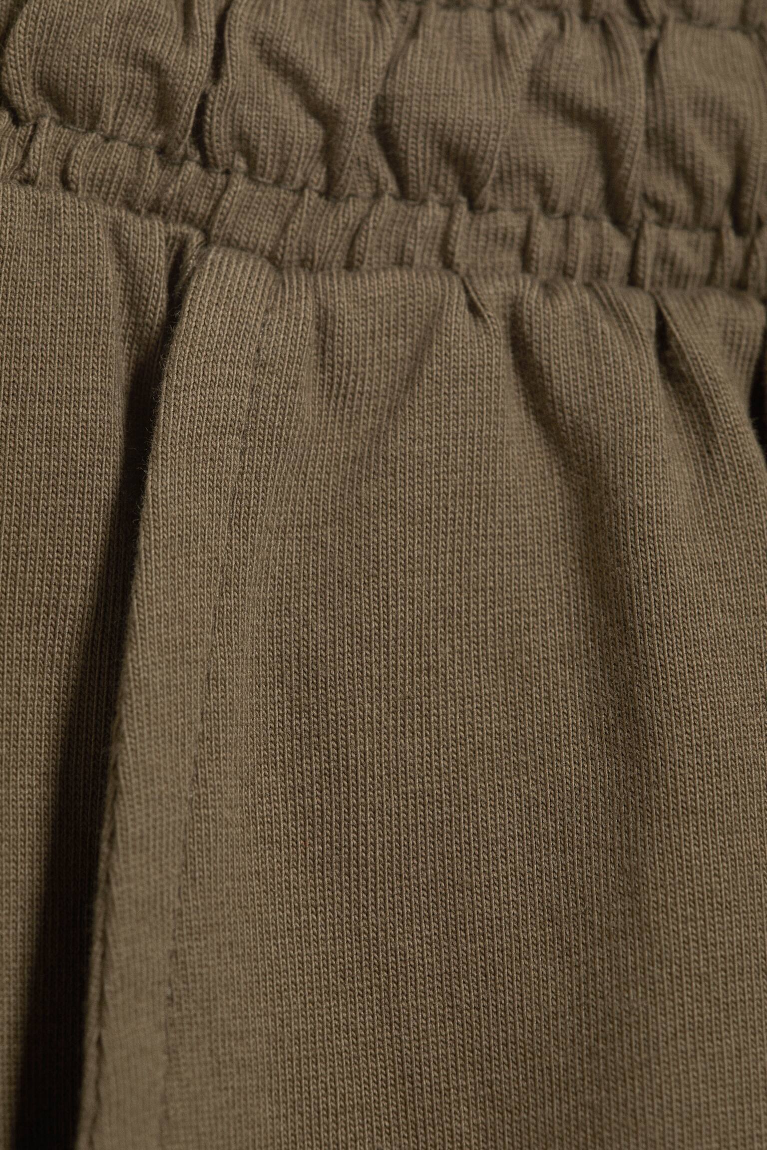 Løse jersey-pull-on-shorts - Mørk gråbrun/Mørkegrå - 4