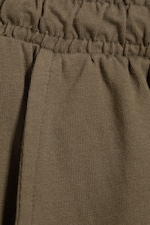 Mörk Mullvad - Pull-on-shorts i Jersey med Ledig Passform - 4