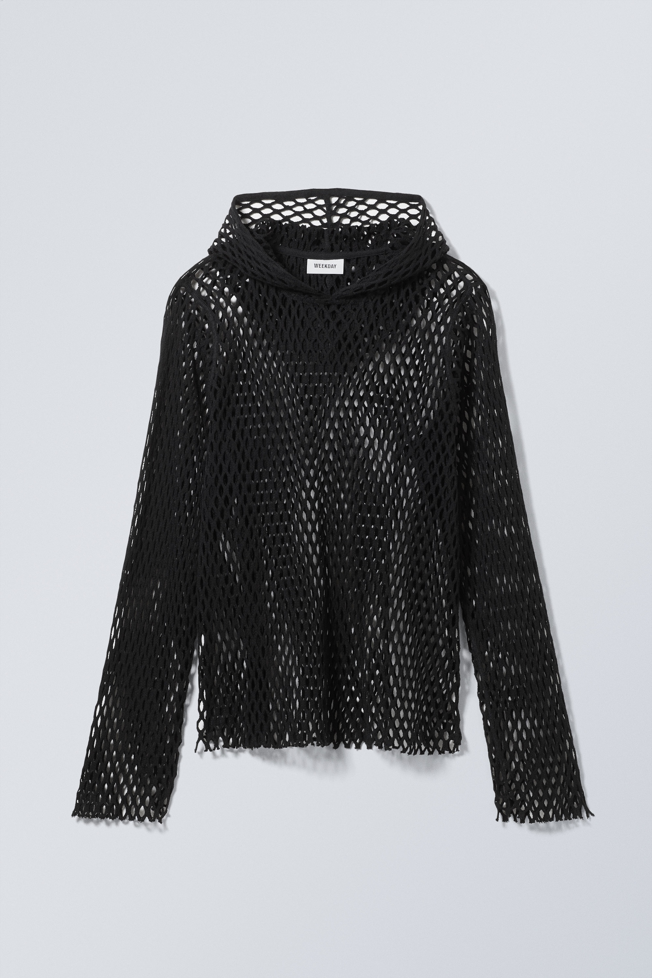 Black - Net Hoodie - 0