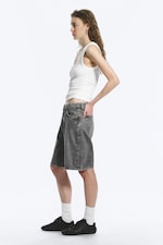 Grey Fade - Grey - Monterey Low Rise Denim Shorts - 4